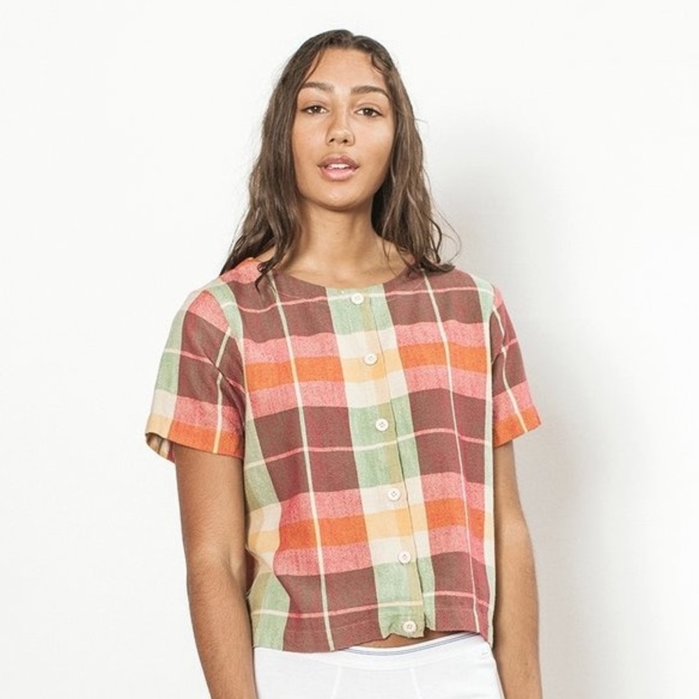 Ace & Jig Ollie Cotton Tee - Daiquiri / Size XL
